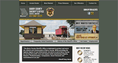 Desktop Screenshot of barrycountysheriff.com